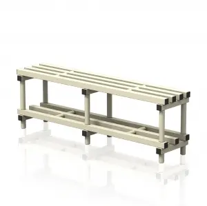 Klupa 150x45x49cm od plastike za javne objekte