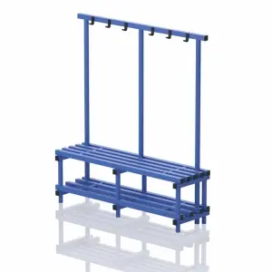 Klupa 200x45x170cm od plastike za javne objekte