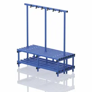 Klupa 200x71x170cm od plastike za javne objekte