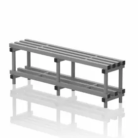 Klupa 200x45x49cm od plastike za javne objekte