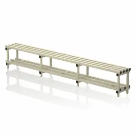 Klupa 300x35x49cm od plastike za javne objekte