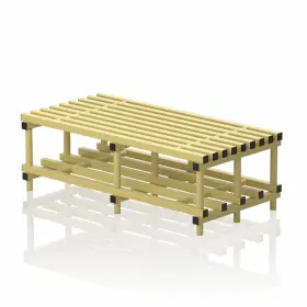 Klupa 150x75x49cm od plastike za javne objekte