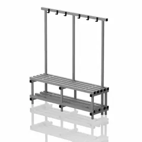 Klupa 200x45x170cm od plastike za javne objekte