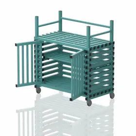 Orman 126x69x137cm mobilna sa gornjom policom