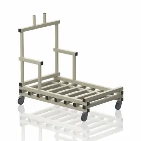 Mobilna platforma sa ručkom za transport 118x74x115cm