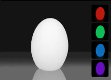 Dekorativna rasveta - Svetleće jaje 36cm