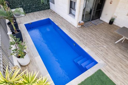 Lajner 3D Unicolor Indigo Haogenplast folija za bazene