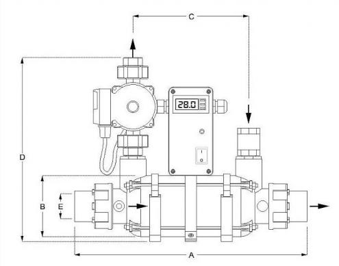 Izmenjivač toplote Compact Line 85kW KIT D-KWT-VA AQS