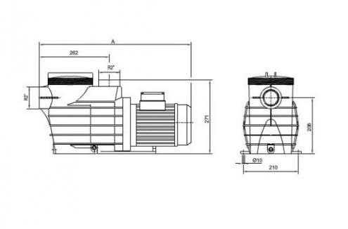 Pumpa za bazen 26m3/h Epsilon EP200