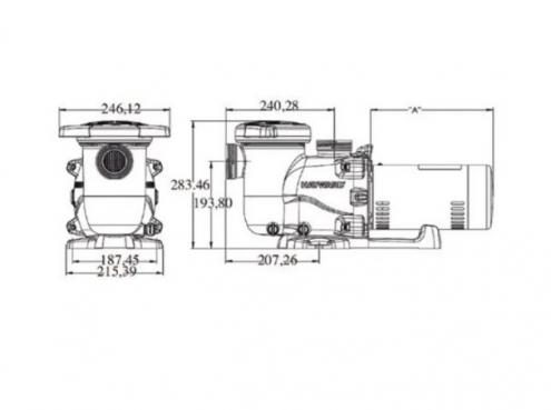 Pumpa za bazene 17m3/h Max Flo XL T Hayward