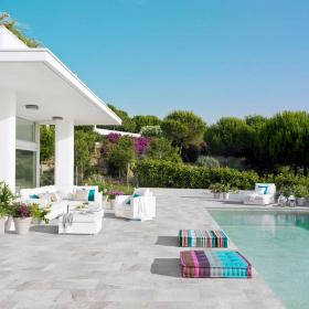 Porcelanske pločice Pietro White Anti-slip za bazene
