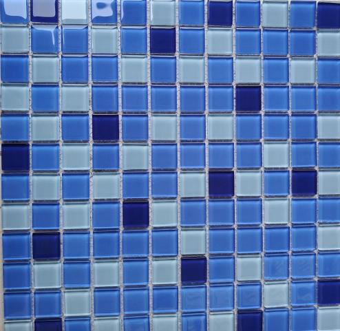 Stakleni mozaik TIRKIZ 23x23mm
